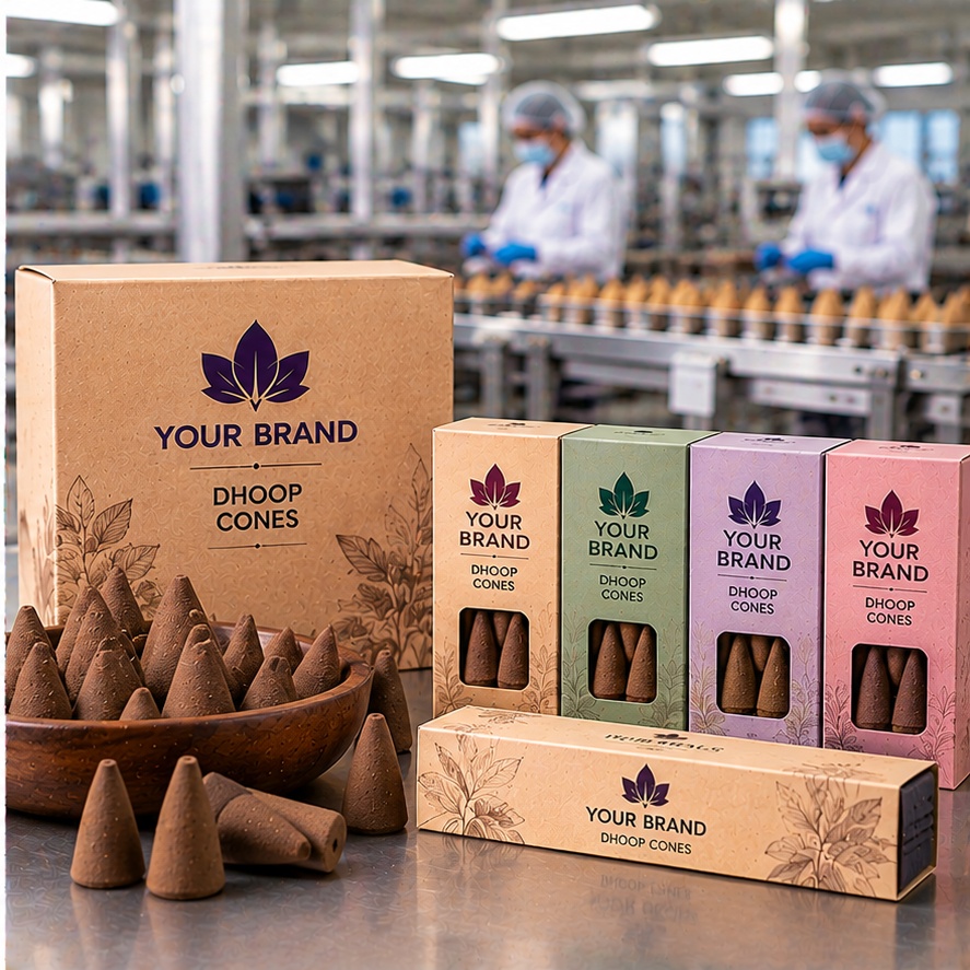 Dhoop Cones Wholesale and Private Label Supply