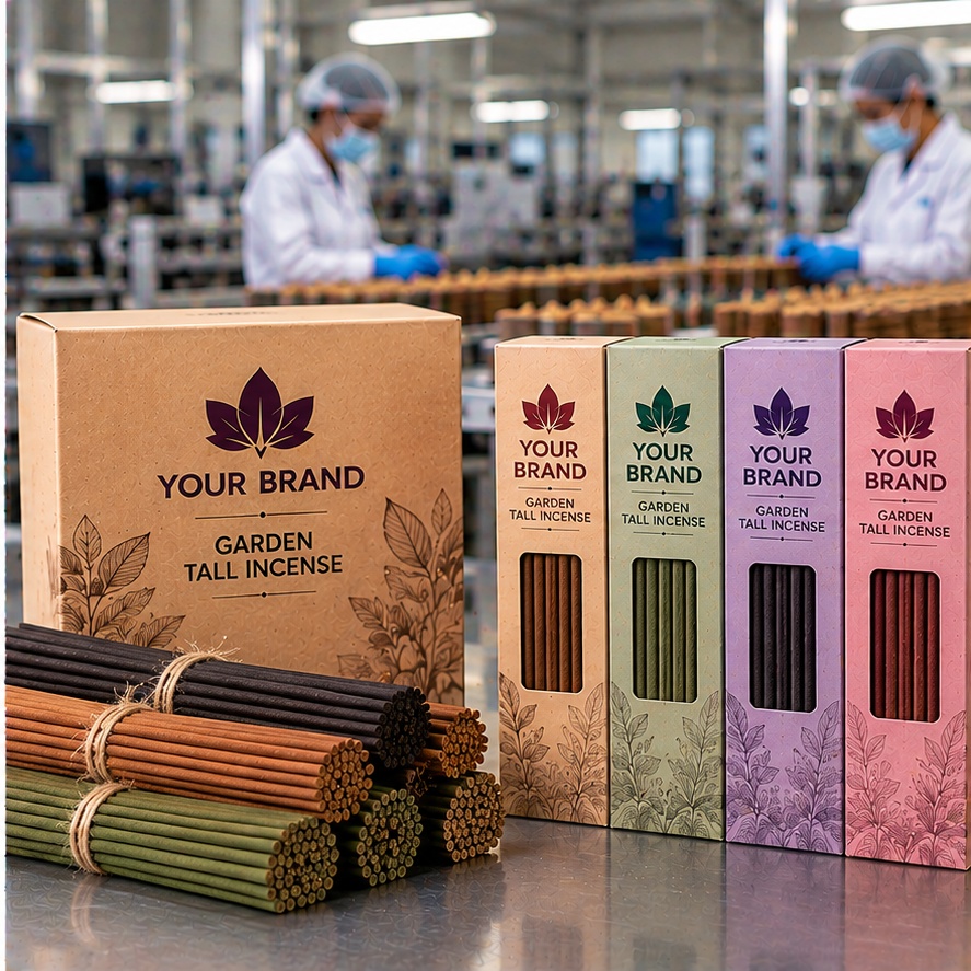 Garden Tall Incense Wholesale and Private Label Supply