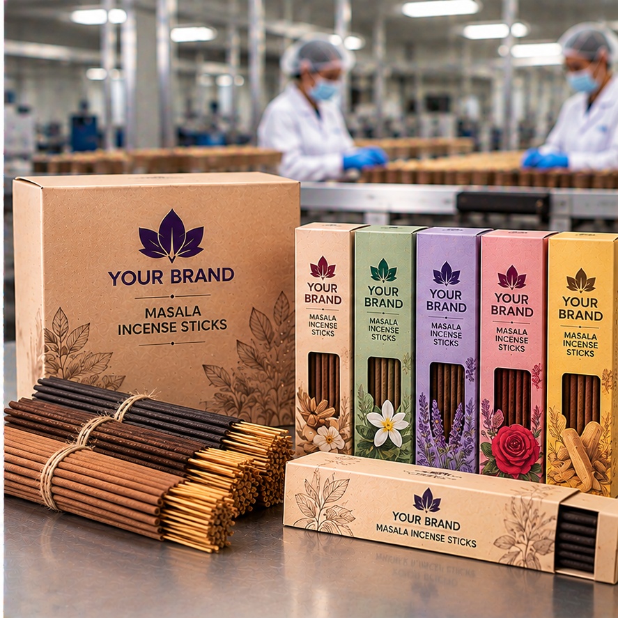 Masala Incense Sticks Wholesale and Private Label Supply