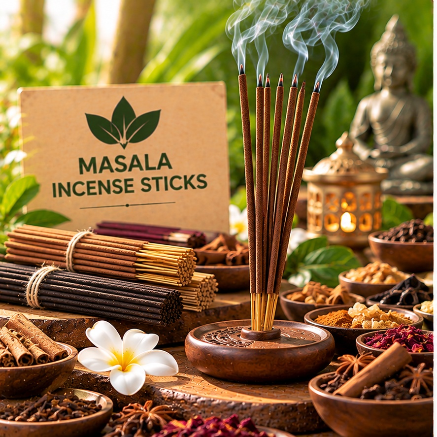 Masala Incense Sticks Supplier and Exporter from India
