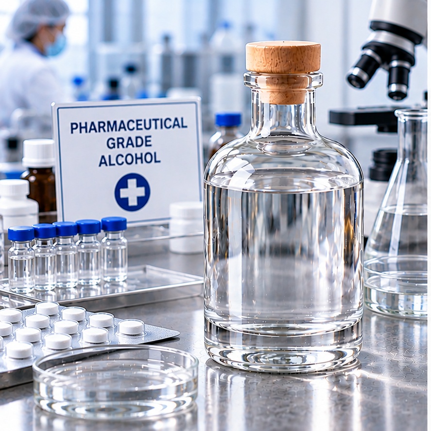 Pharmaceutical Grade Alcohol Supplier and Exporter